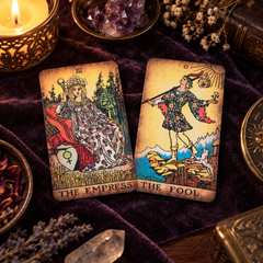 Borderless Vintage Tarot Cards — Light Edition, 1909 Classic Art