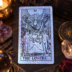 Holographic Crystal Foil Tarot Cards — 1909 Classic Art