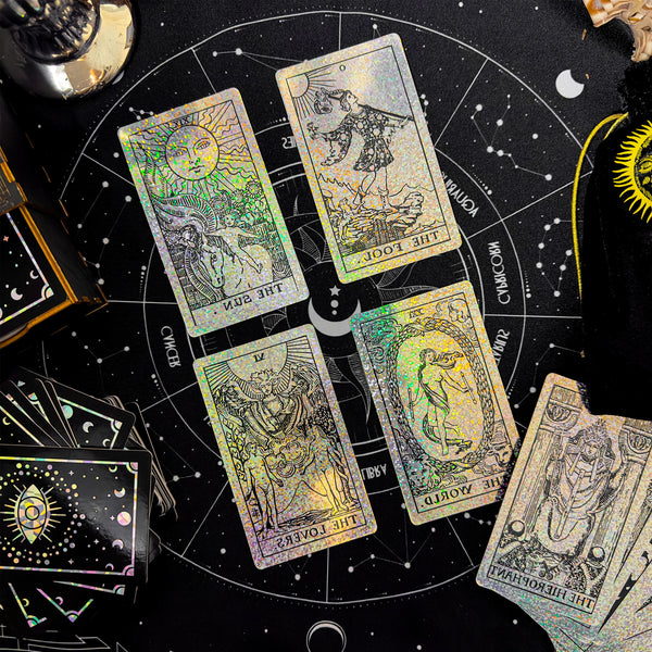 The Smith-Waite Tarot Cards Holographic Crystal Foil