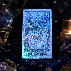 Holographic Crystal Foil Tarot Cards — 1909 Classic Art