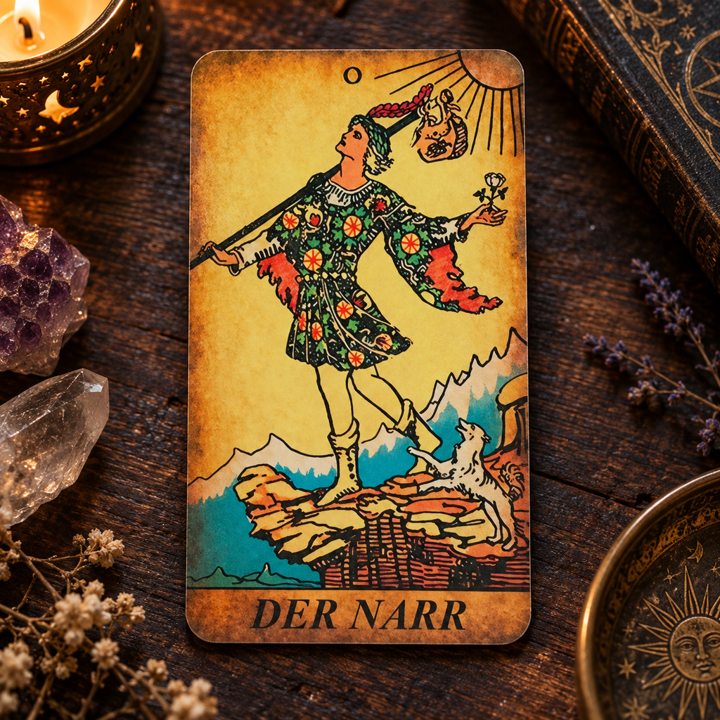 German Edition Borderless Vintage Tarot Cards by Dark Forest Tarot Cards