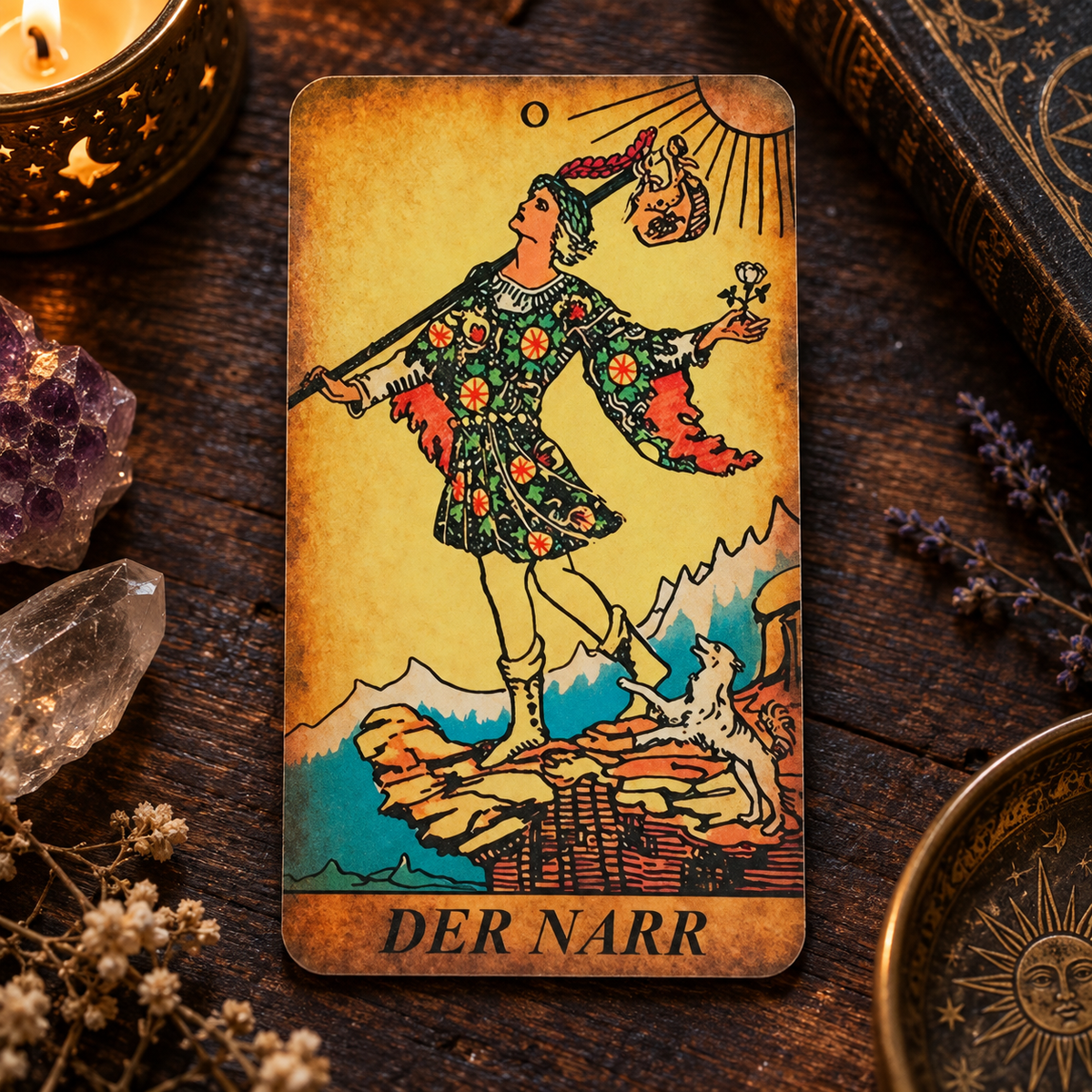 Tarot en Alemán — Vintage 1909 – Dark Forest Tarot Cards