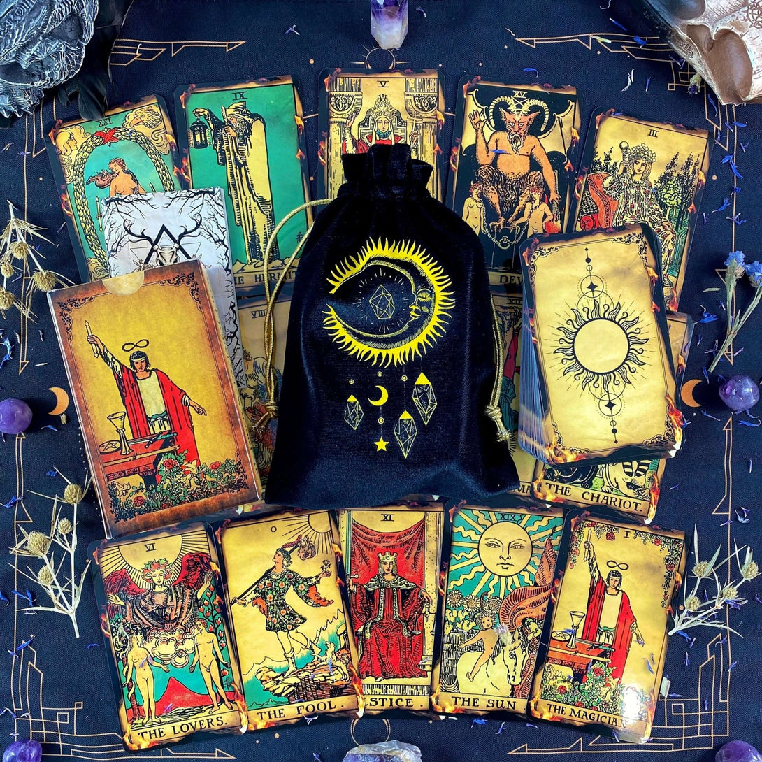 Fire Tarot Deck - Dark Forest Tarot Cards