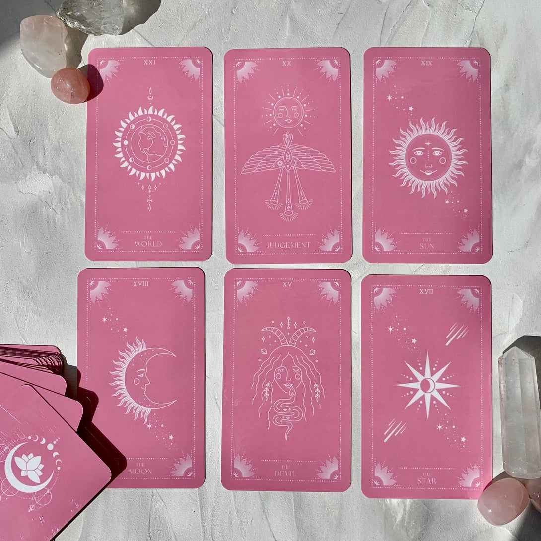 Pink Moon Tarot Deck - Dark Forest Tarot Cards