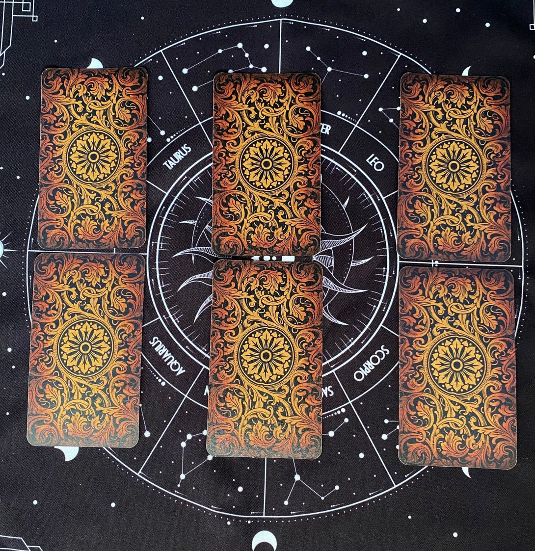 Tarot Cloth for spread - Dark Forest Tarot Cards